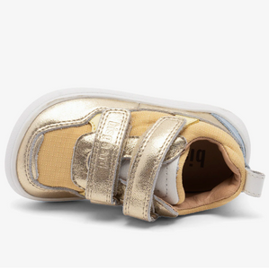 Sneakers m. velcro, Guld