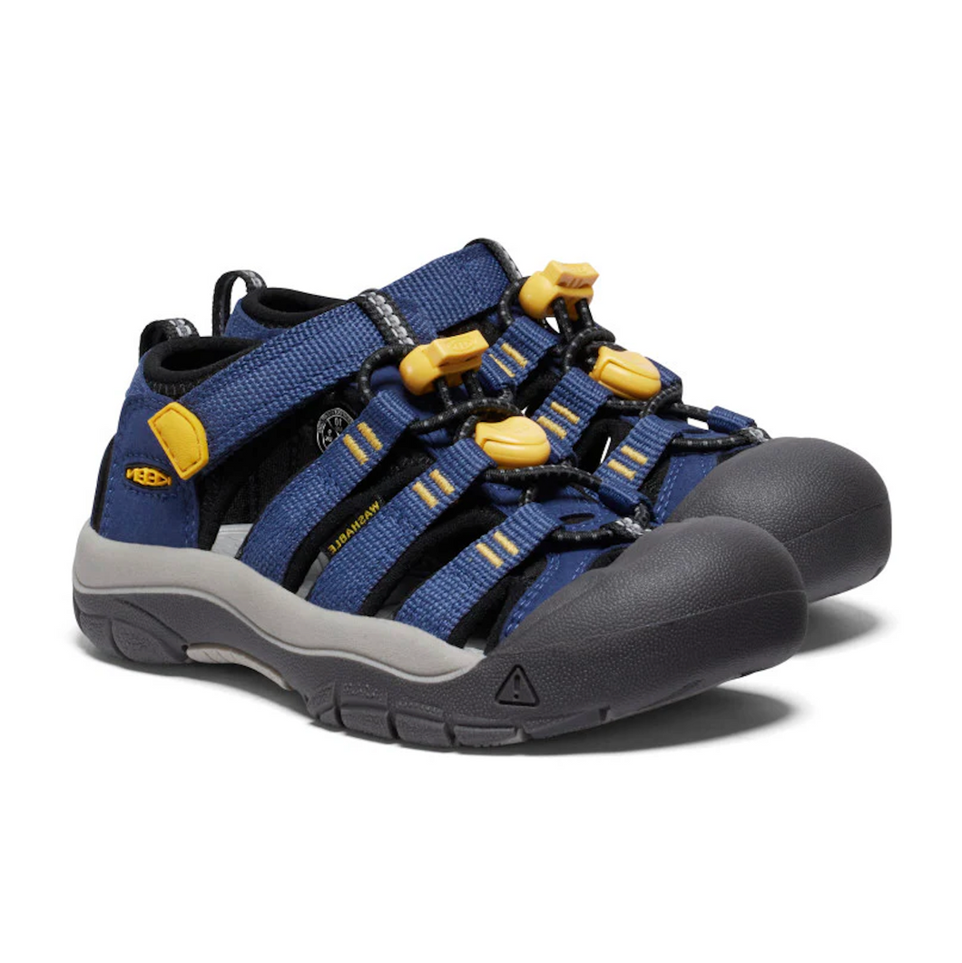 Outdoor sandal m. velcro, Navy
