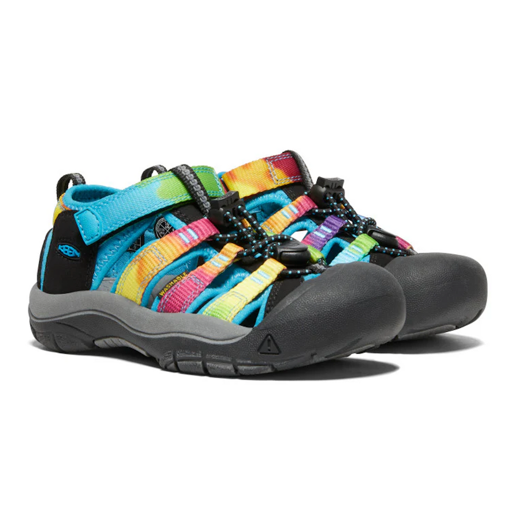 Outdoor sandal m. velcro, Regnbue