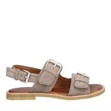 Indlæs billede til gallerivisning Sandal m. spænde, Grå
