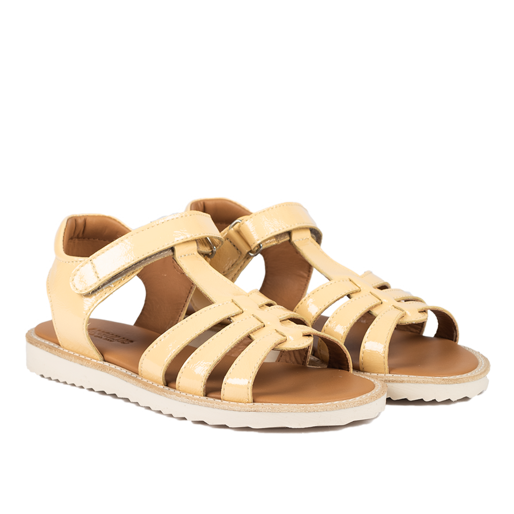 Sandal m. velcro, Gul
