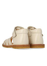 Indlæs billede til gallerivisning Begyndersandal m. velcro, Creme
