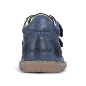 Bundgaard sko med dobbelt velcrolukning og Zero Heel sål/ Navy bag