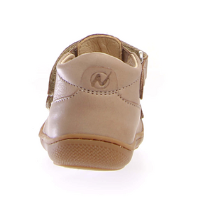 Naturino begynder sandal med dobbelt velcrolukning/ Taupe hæl