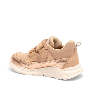 Sneakers m. velcro, Rose gold