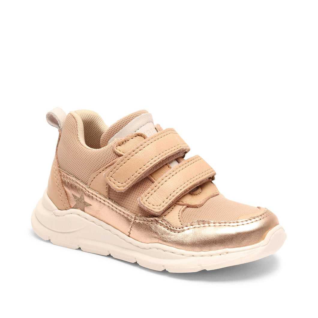 Sneakers m. velcro, Rose gold