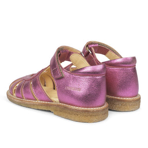 Sandal m. velcro, Pink